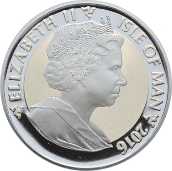 Isle of Man 1 Angel 2016 - 1 Unze Feinsilber